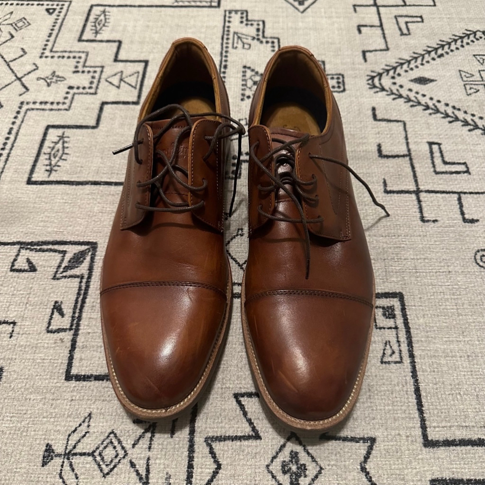 Men's Florsheim Brown Leather Dress Shoes Size 11